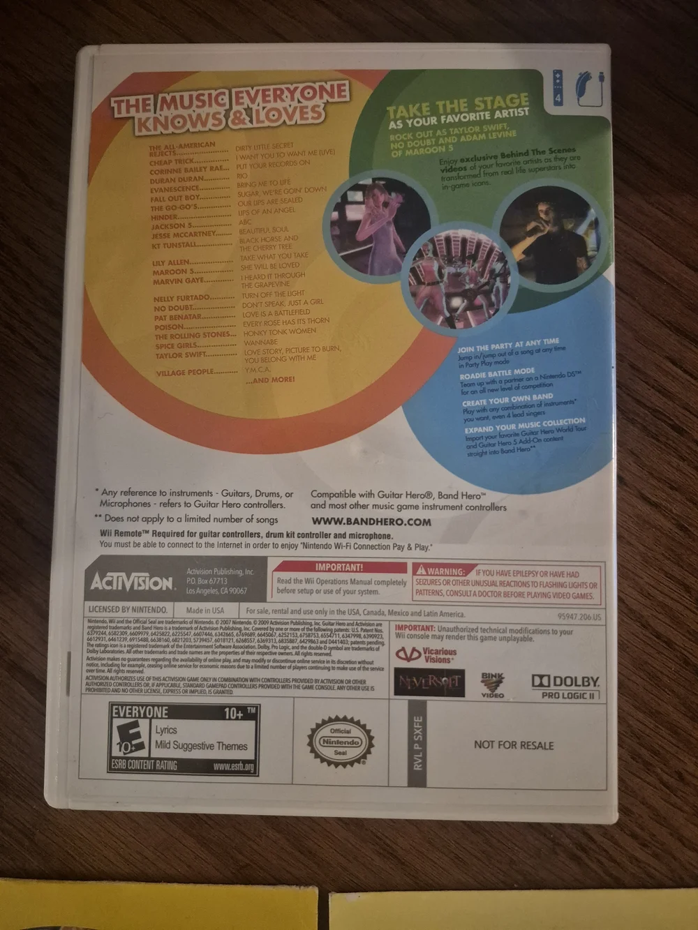 Band Hero & DJ Hero Wii Game Bundle - (Multicolor)